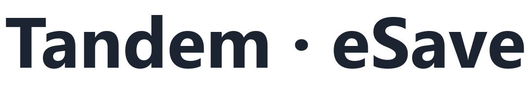 Tandem · eSave logo